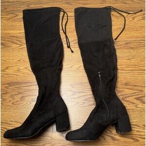 Grace Boots Women's 10 Knee High‎ Black Suede